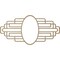 Ekena Millwork Elizabeth Wood Fretwork Prcd Ceiling Medallion, Hickory, 20"W x 10"H x 5 1/2"IW x 9 1/2"IH x 3/8"T CMWP20X10X0375EBHI - alternate 3